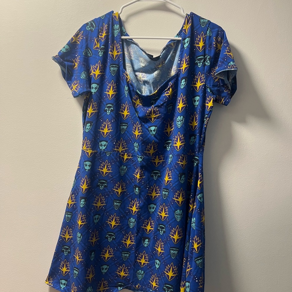 Cakeworthy Guardians of the Galaxy Women’s Skater Dress 3XL EUC 🦝